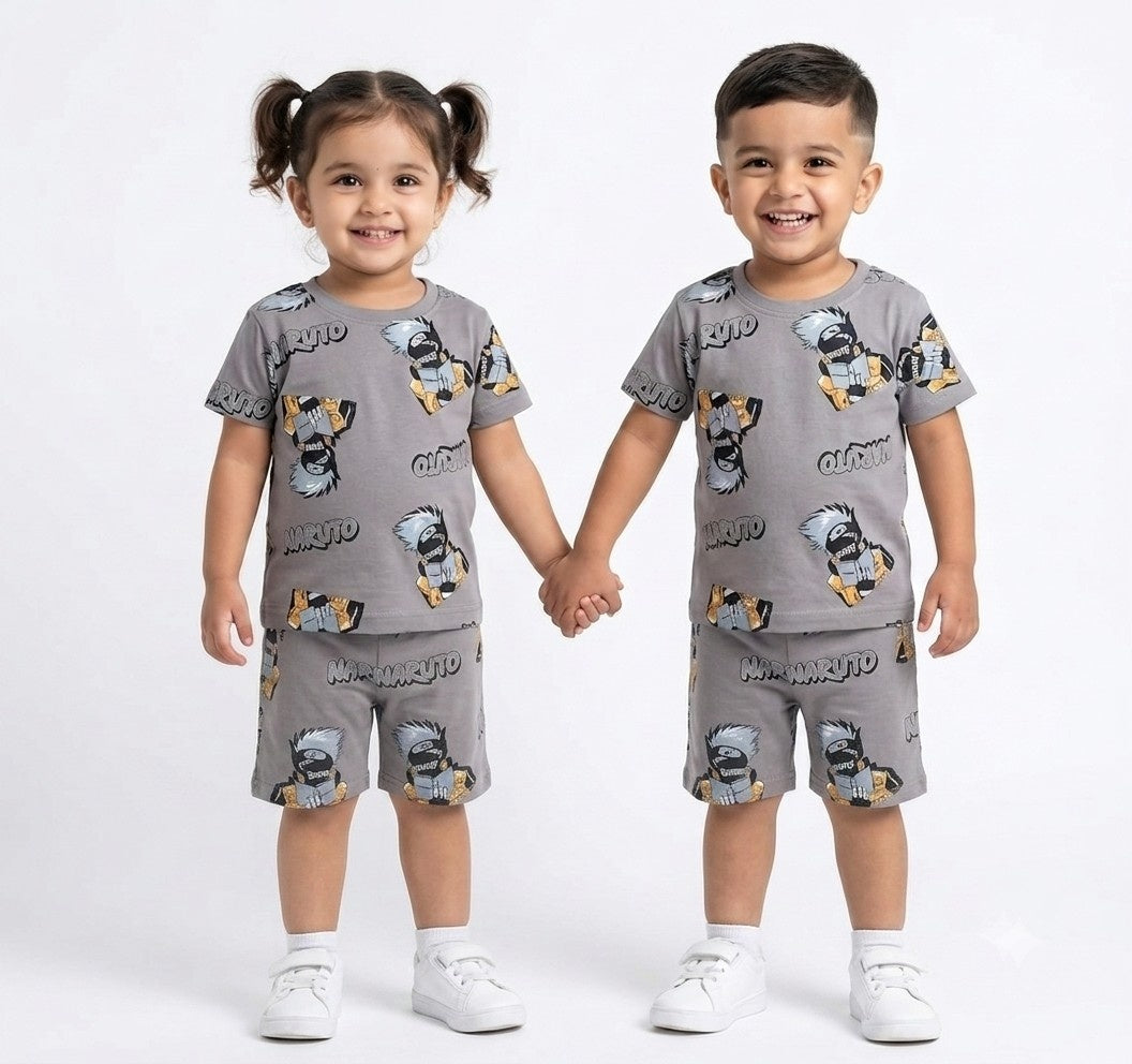Naruto sleeve short set