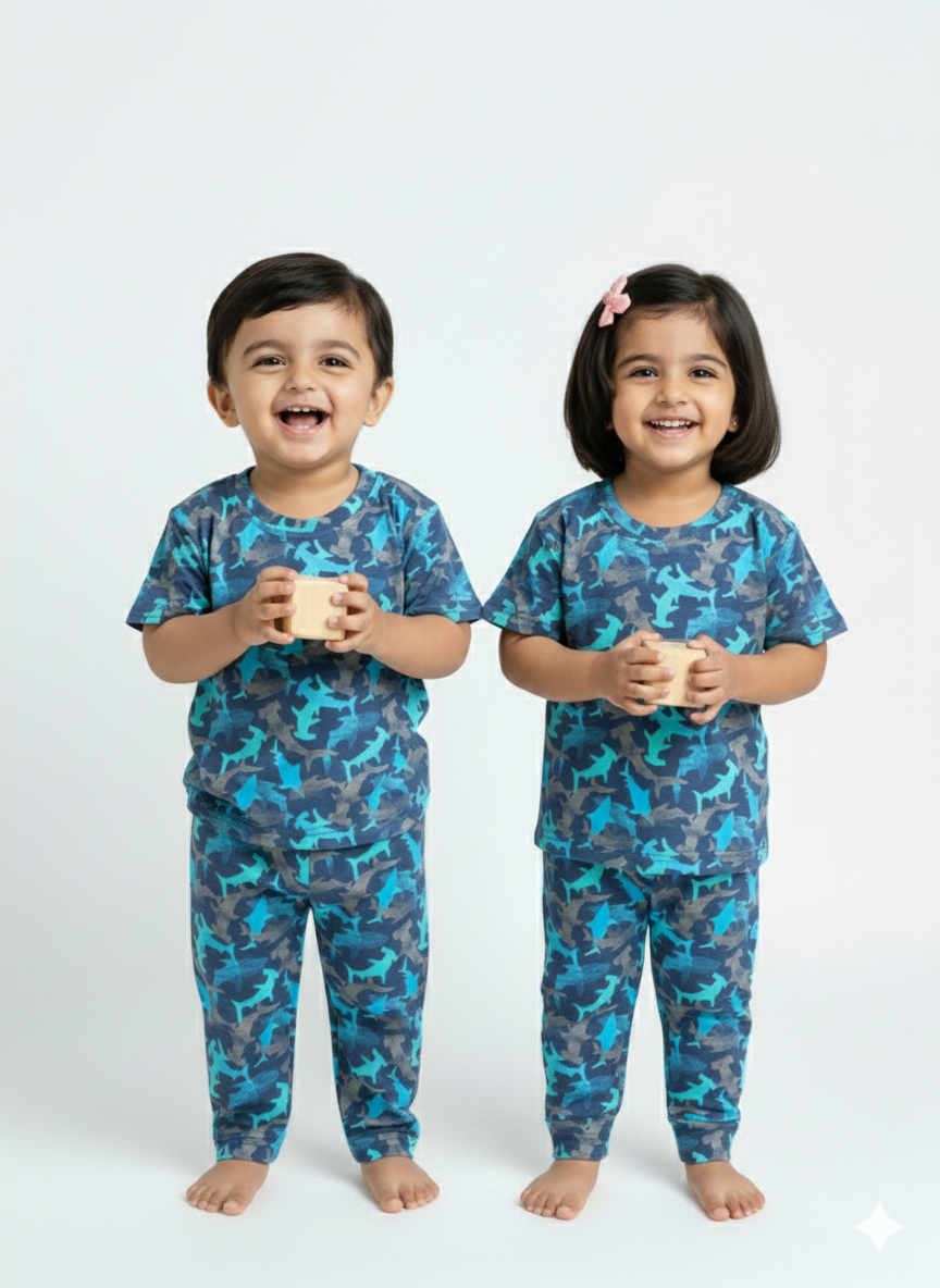 UNISEX Blue Whale Co-Ord set