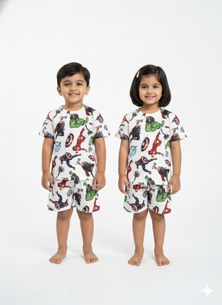 UNISEX Avengers short set