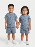 Gamer print Sleeve short set