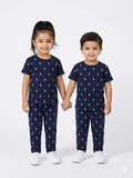 Navy Polo Sleeve Full coord set