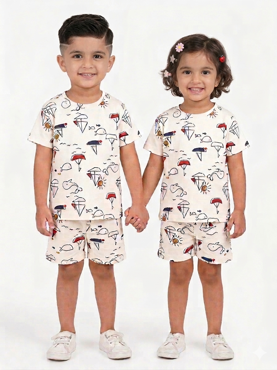 Boat sleeve short set