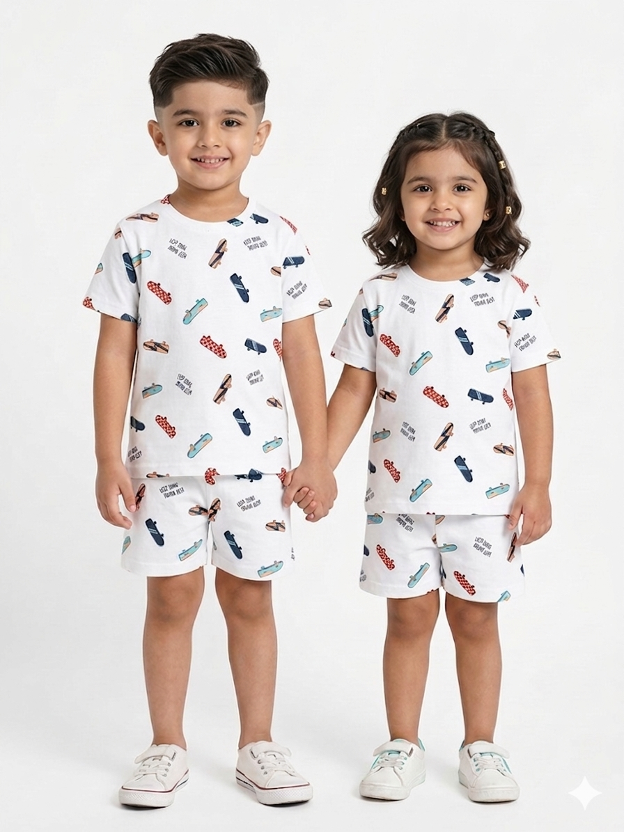 Skater Tots sleeve short set
