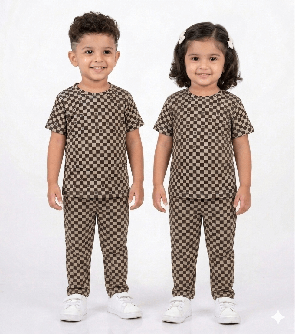 Monochrome full coord set - Lil'Simba Kids Clothing Store