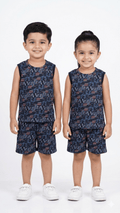 USA Urban script Sleeveless short set - Lil'Simba Kids Clothing Store